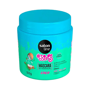 Máscara 500g Coco Salon Line Tratamiento para Rizos y Crespos To De Cacho