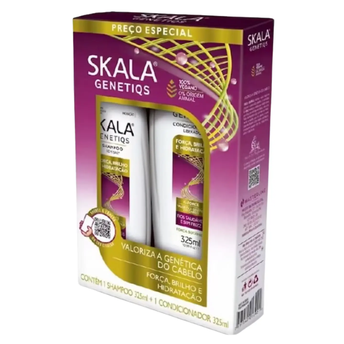 Pack Shampoo + Acondicionador Genetiqs 325ml 1