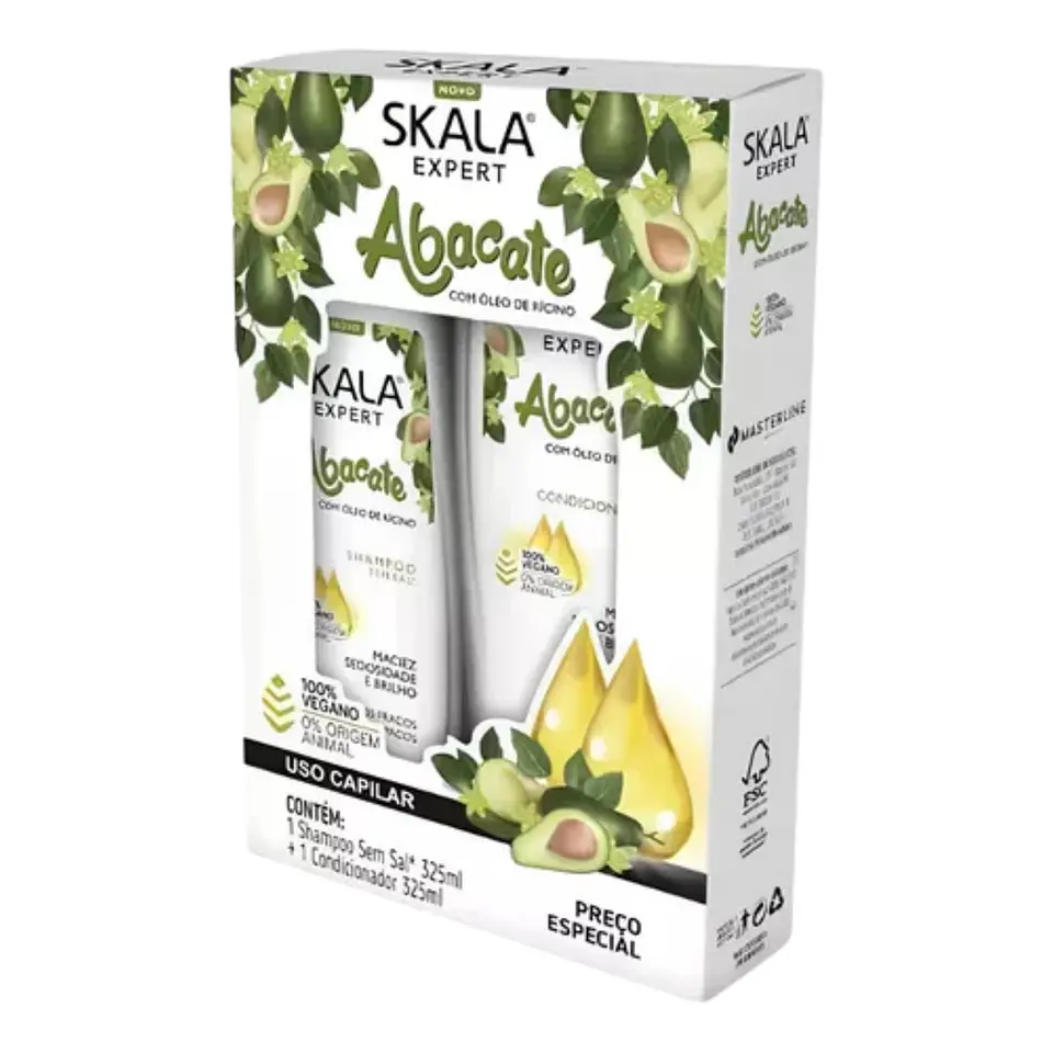 Pack Shampoo + Acondicionador Abacate 650 Ml 1