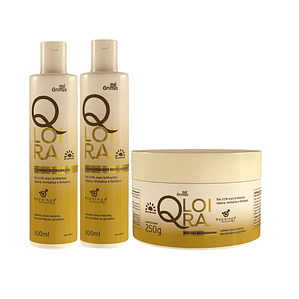 Tripack Griffus QLoira Restauracion Total Brillo y Proteccion Capilar 6 en 1