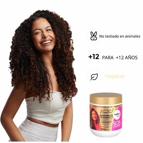 Mascara de Tratamiento Antiporosidad s.o.s Cachos 500g