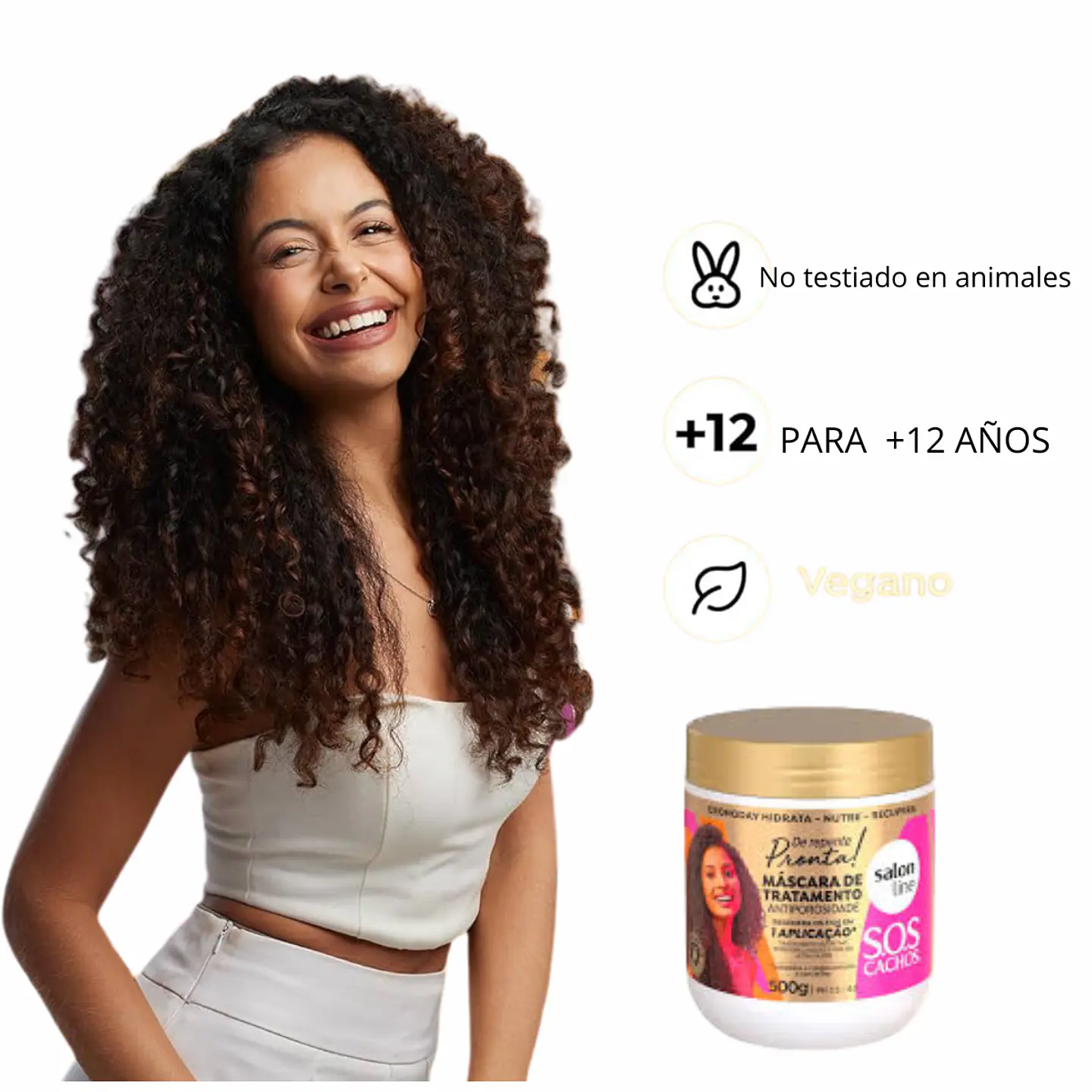 Máscara de Tratamiento Antiporosidad s.o.s Cachos 500g 2