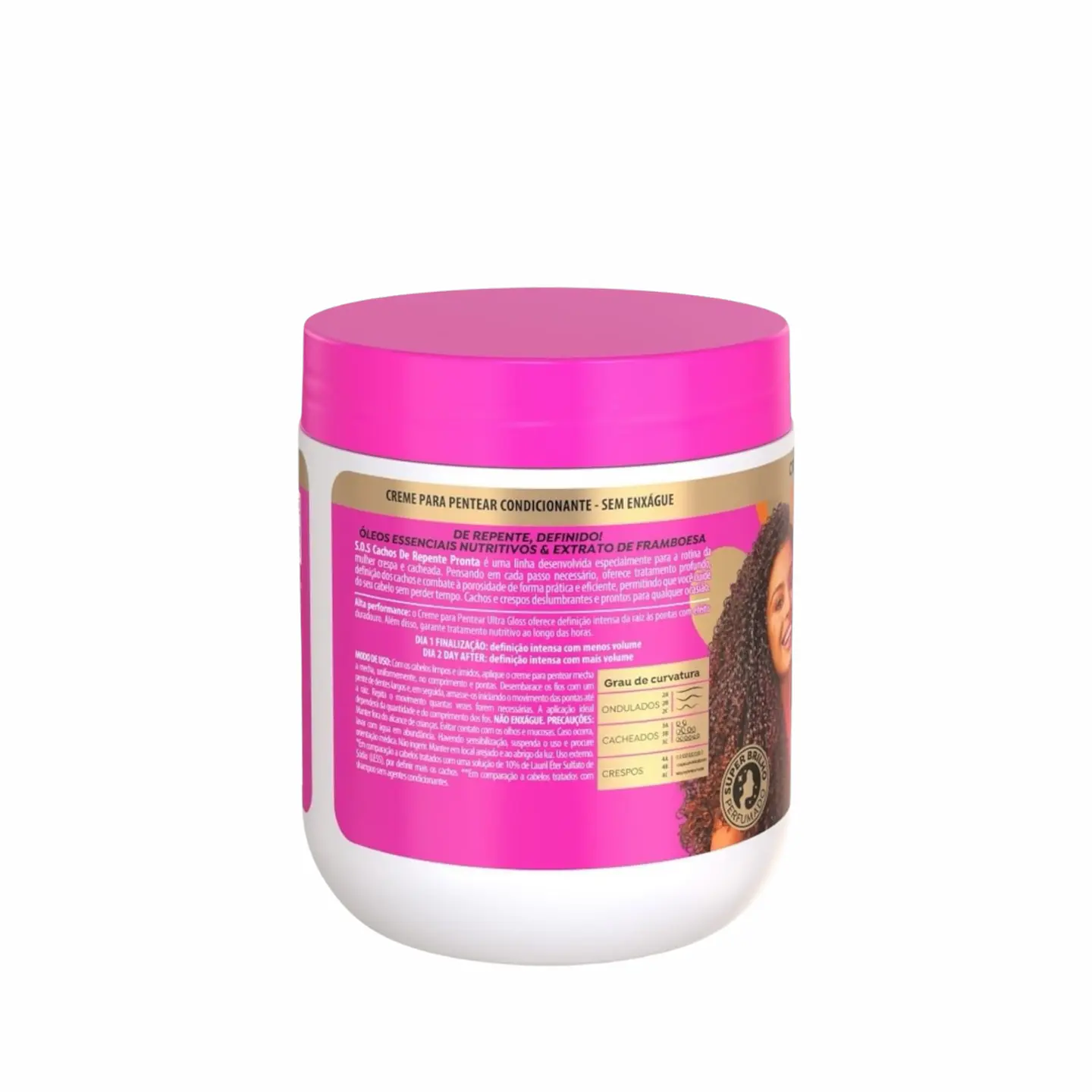 Crema para peinar SOS Cachos Ultra Gloss 500g 2