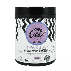 Crema para peinar con termo protector y filtro solar Love Curls