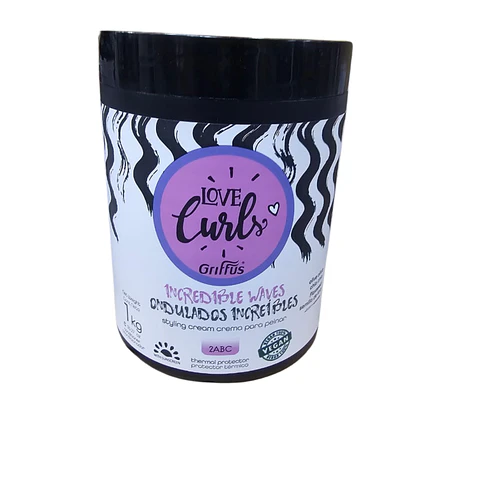 Crema para peinar con termo protector y filtro solar Love Curls 1k