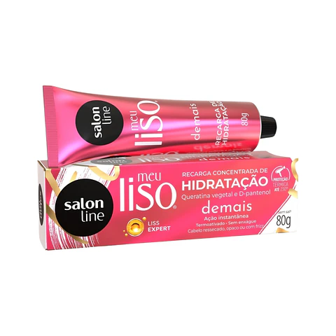 Recarga de queratina concentrada meu liso 80g