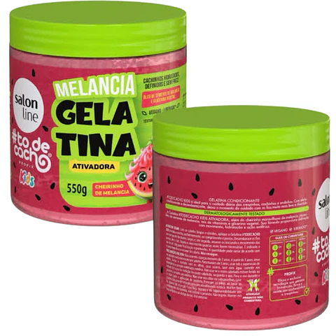 Gelatina Melancia activadora to de Cacho 550grs