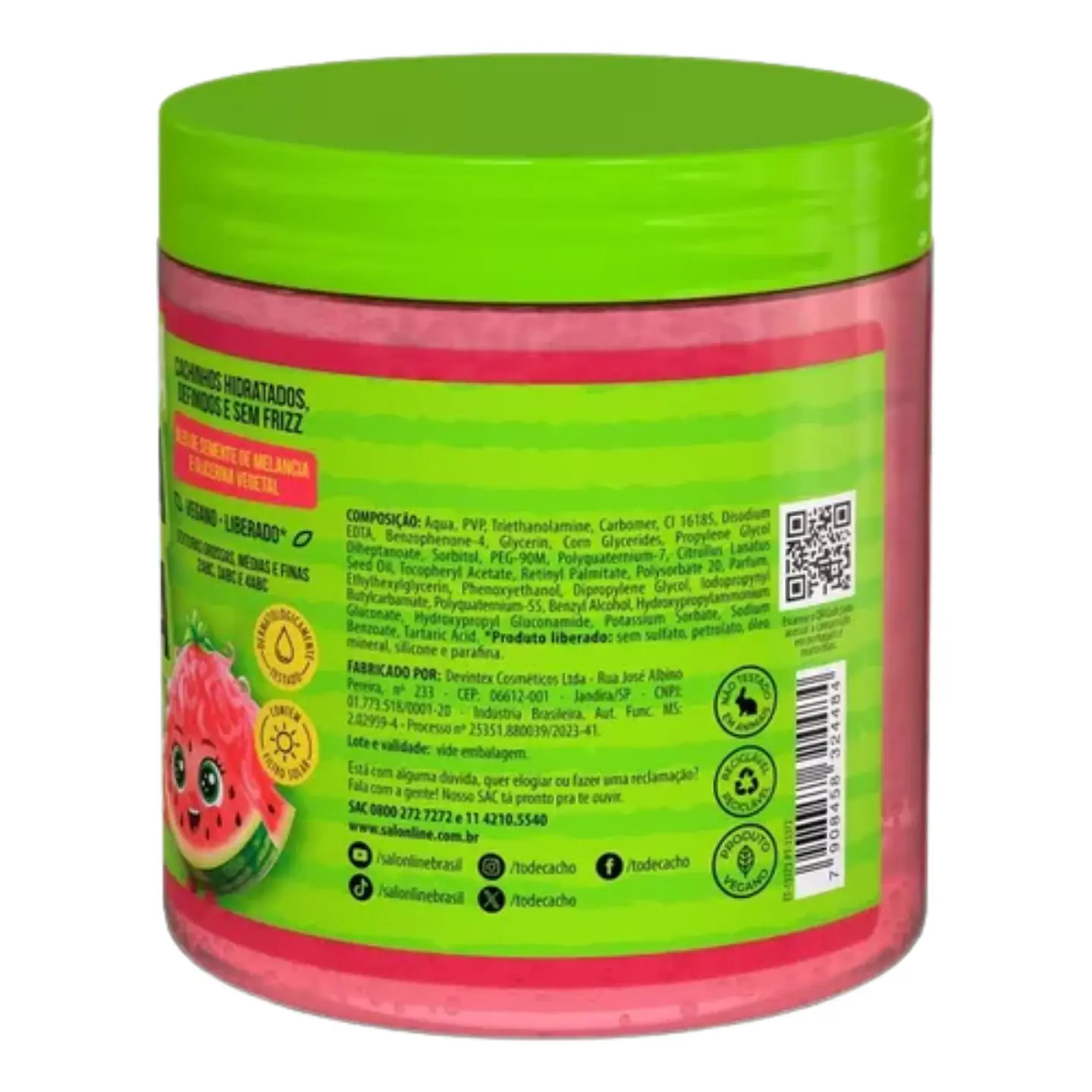 Gelatina Melancia activadora to de Cacho 550grs 3