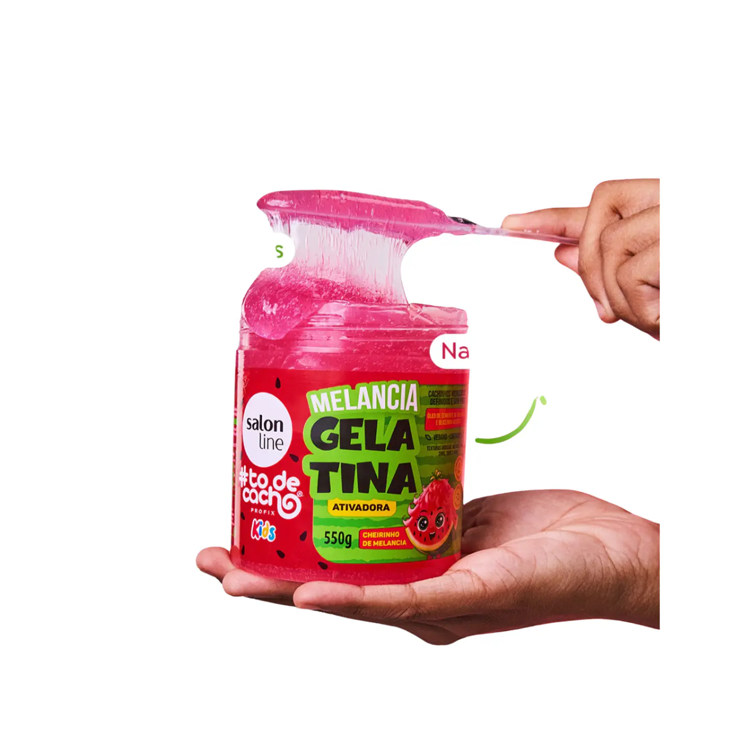 Gelatina Melancia activadora to de Cacho 550grs 5