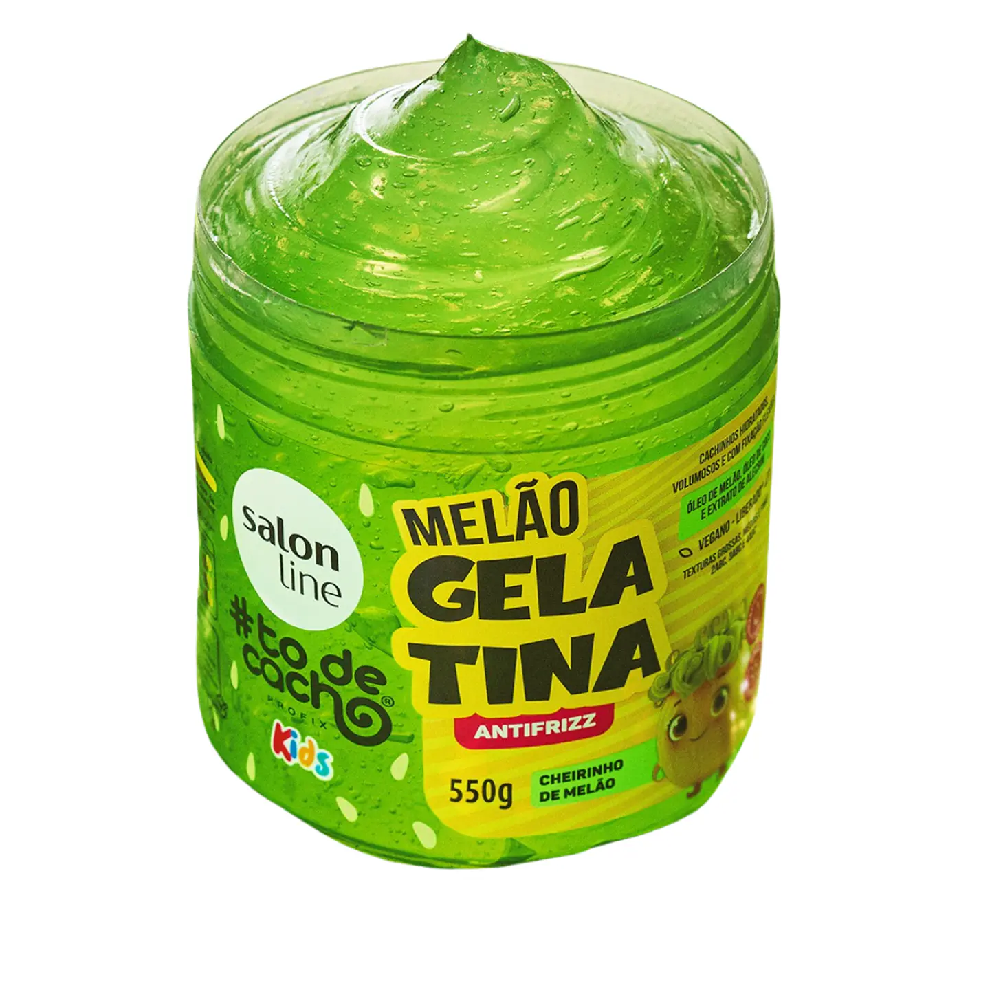 Gelatina Melao Anti Frizz to de Cacho 550g 3