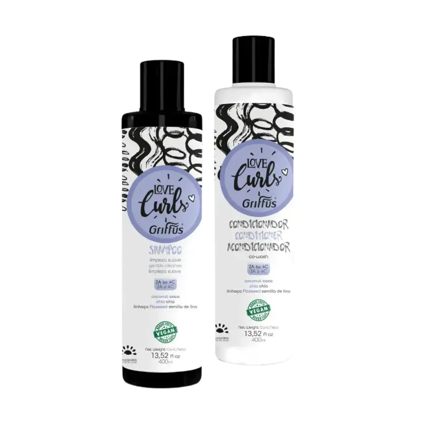 Pack Shampoo + Acond Amo Cachos Love Curls  1