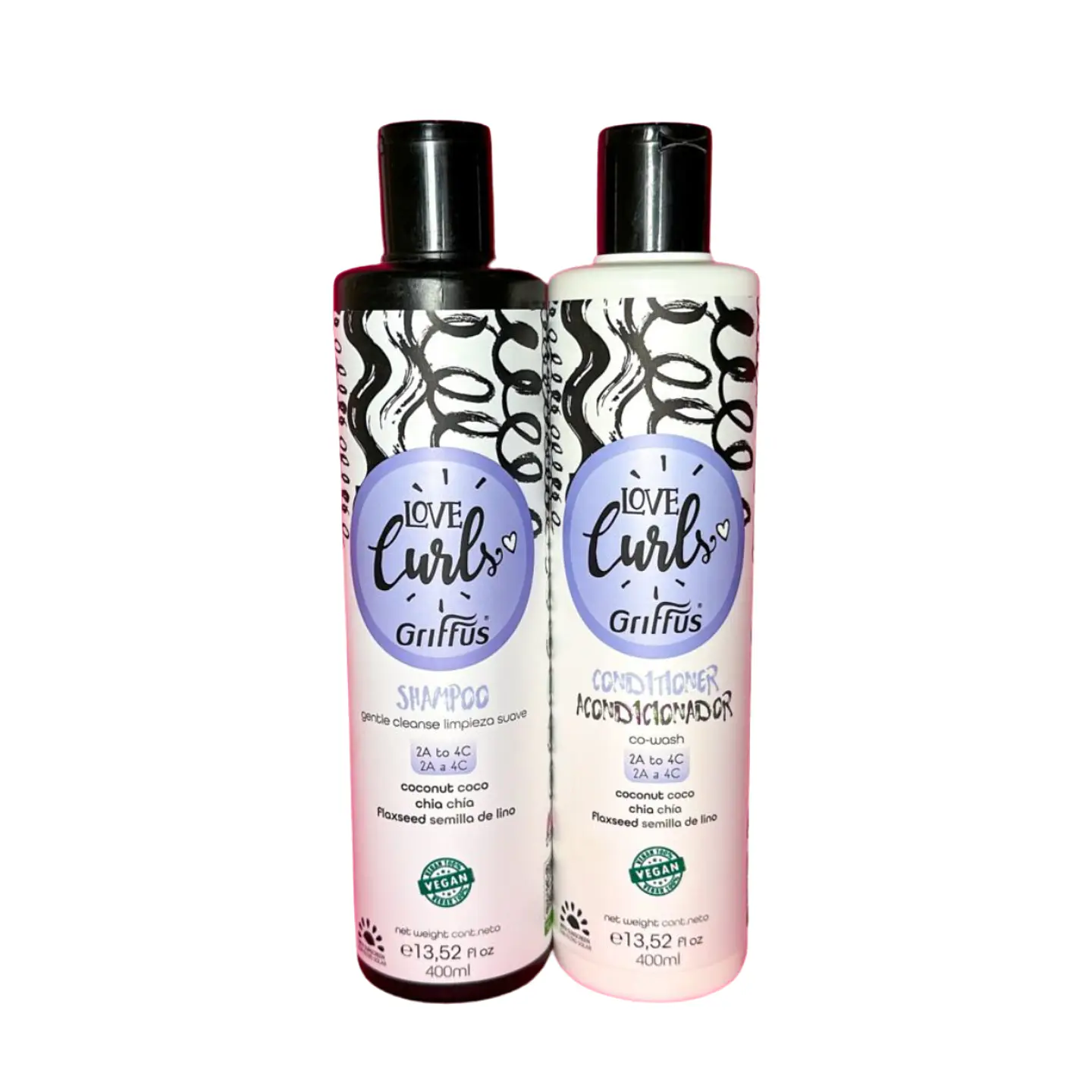 Pack Shampoo + Acond Amo Cachos Love Curls  3