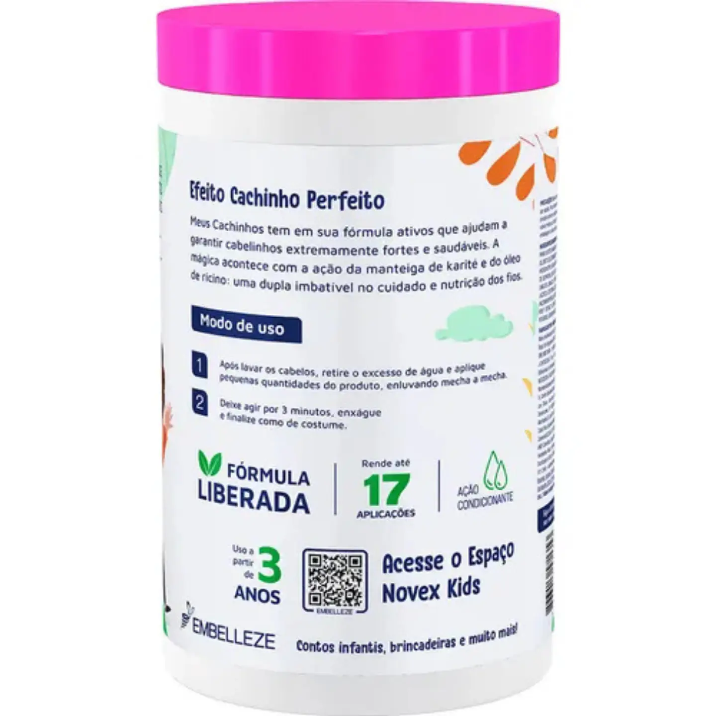 Crema de Tratamiento Meus Cachinhos 400grs 2