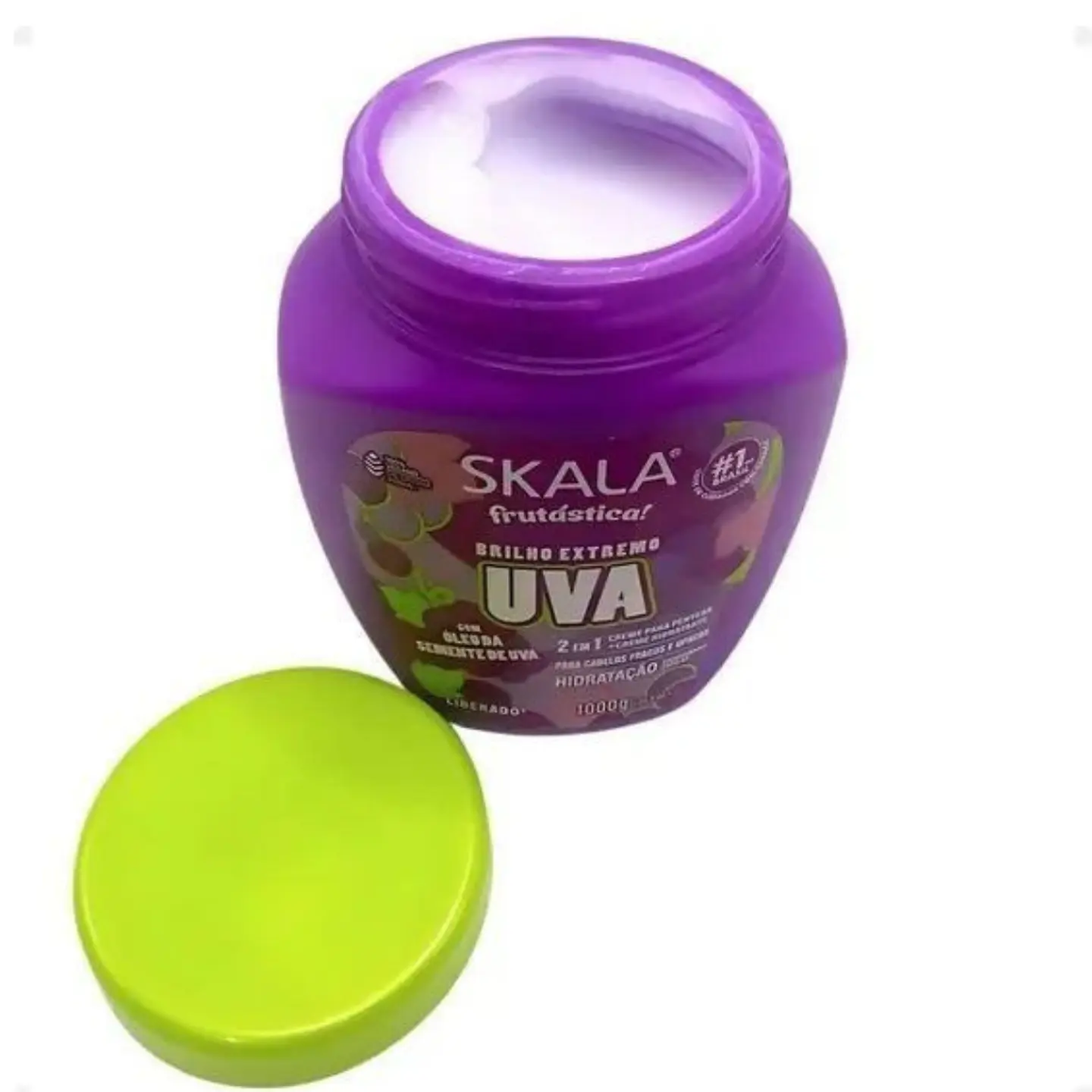 Máscara y crema de peinar skala 2 en 1 Uva 1kg 4