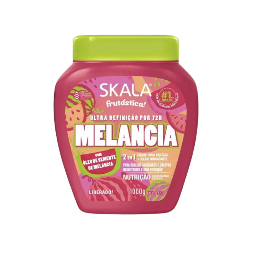 Máscara y crema de peinar skala 2 en 1 sandia (watermelon) 1k 3