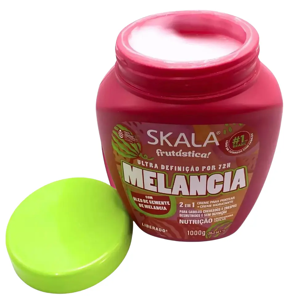 Máscara y crema de peinar skala 2 en 1 sandia (watermelon) 1k 5