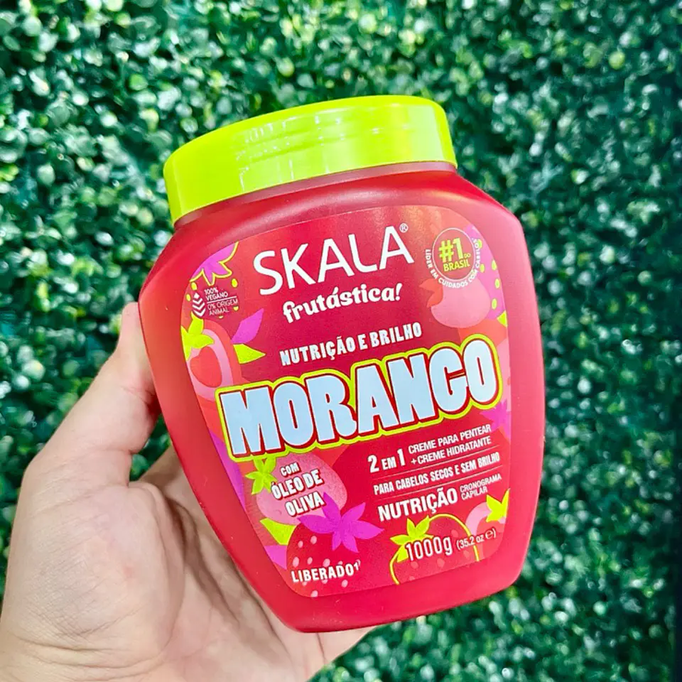 Máscara y crema de peinar skala 2 en 1 Fresa (strawberry) 1kg 4