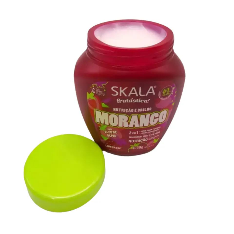 Máscara y crema de peinar skala 2 en 1 Fresa (strawberry) 1kg 3