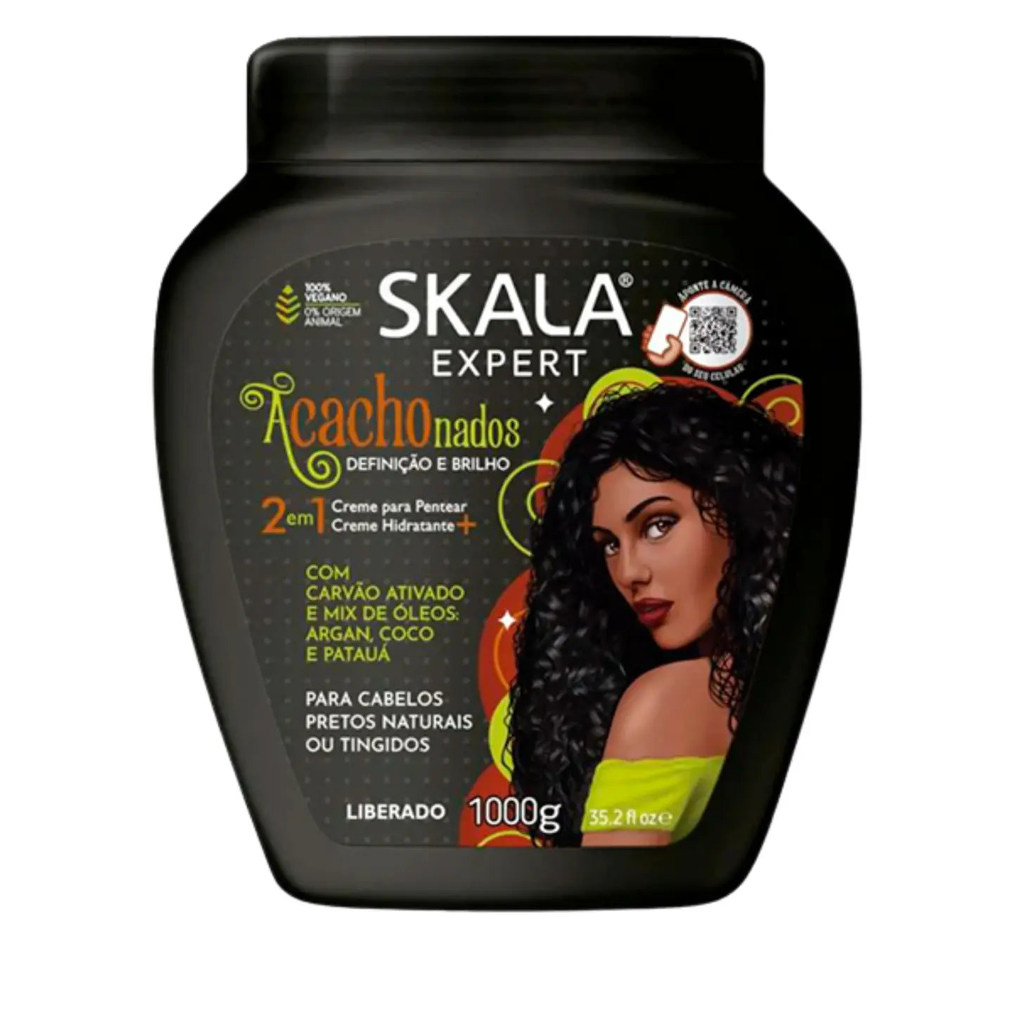 Máscara y crema de peinar skala 2 en 1 Acachonados 1k 1