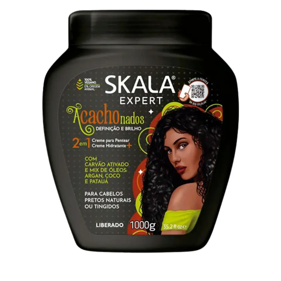 Máscara y crema de peinar skala 2 en 1 Acachonados 1k 1