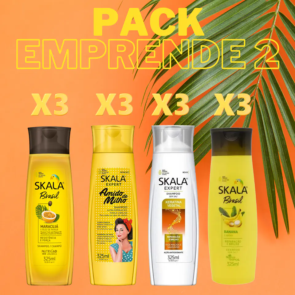 Pack emprende N2 De shampoo x 12und 1