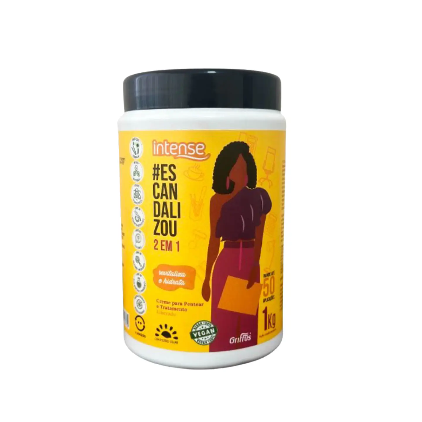 Máscara 2 en 1  escandalizou Revitaliza e Hidrata 1k 1