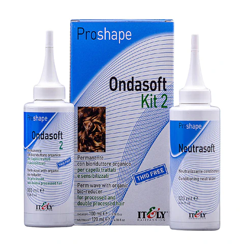 Kit  2 Ondas Permanente Para Cabellos Tratados  y sensibles