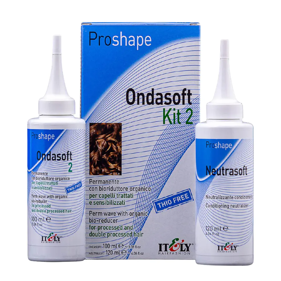 Kit  2 Ondas Permanente Para Cabellos Tratados  y sensibles 1