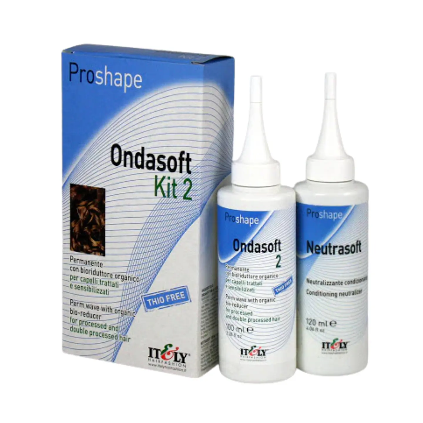 Kit  2 Ondas Permanente Para Cabellos Tratados  y sensibles 3
