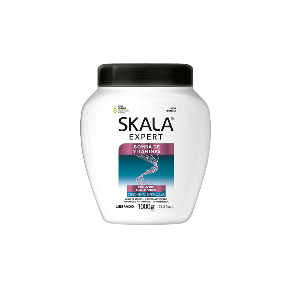 Máscara y crema de peinar skala Bomba De Vitamina crecimiento 1k  2
