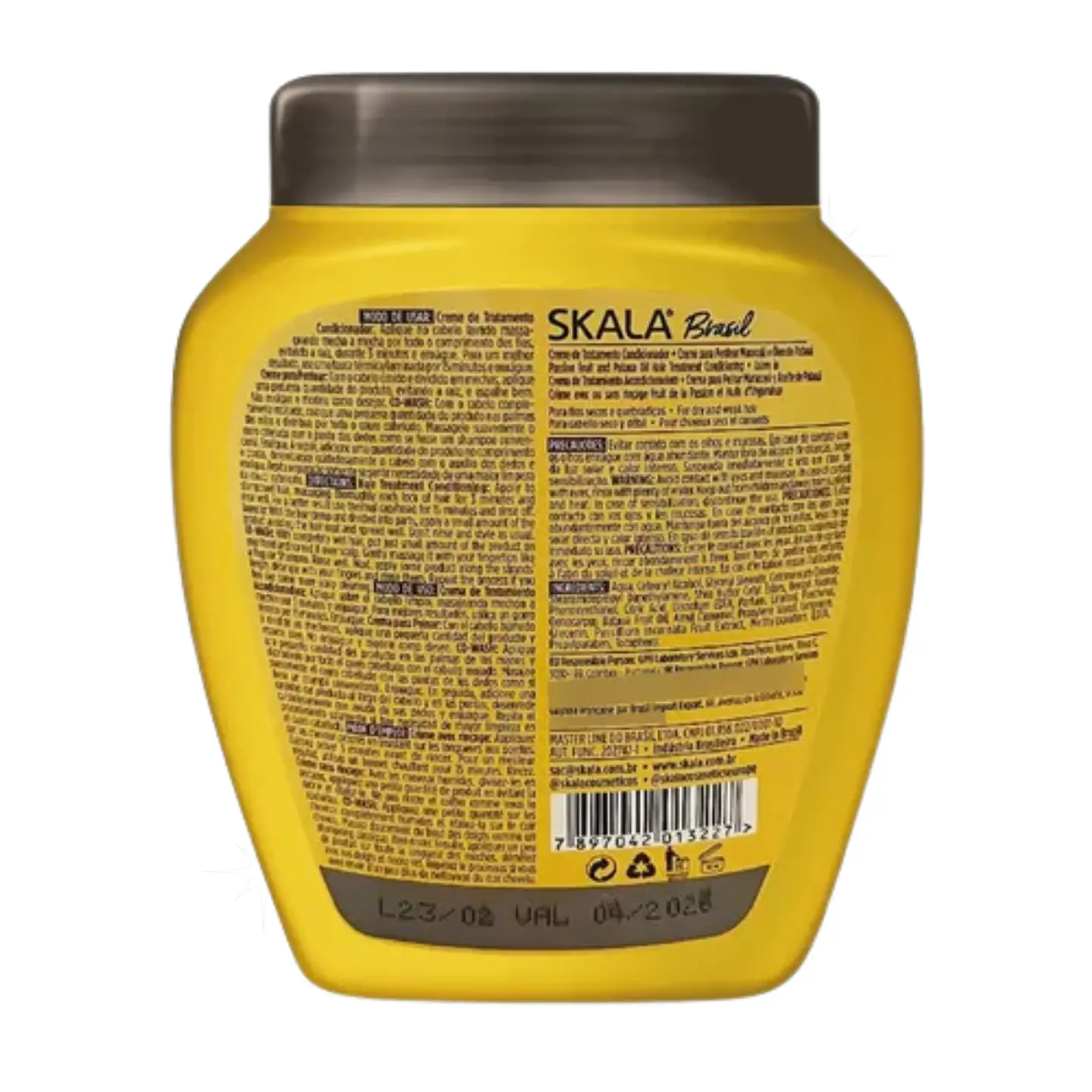 Máscara y crema de peinar skala 2 en 1 Maracuya y aceite de Patauá 1k 3