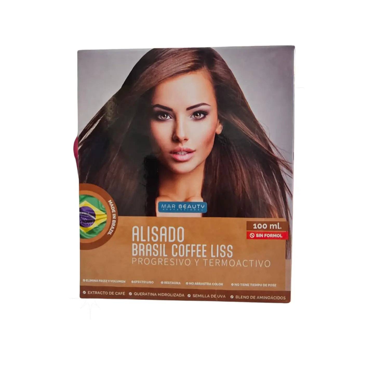 Kit Alisado Brasil Coffe Liss 3 Pasos 100ml  1