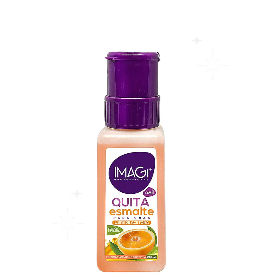 Quita Esmalte Aroma Mandarin & Green Tea Imagi 240 Ml 1