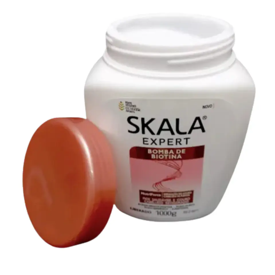 Máscara y crema de peinar skala Bomba De Biotina 1K 4