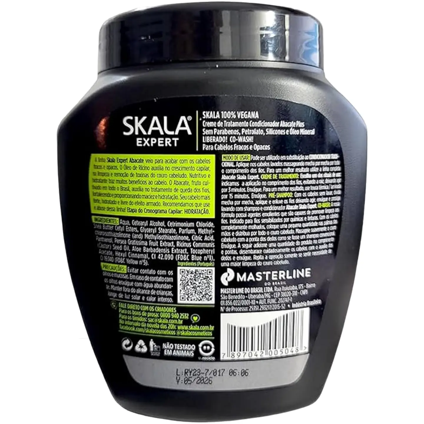 Máscara y crema de peinar skala Abacate 1k 3