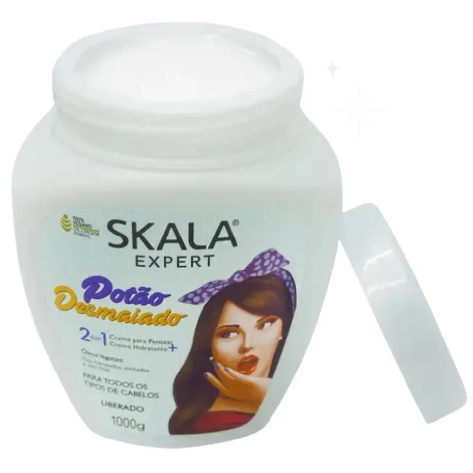Máscara y crema de peinar skala 2 en 1 Potao Desmaiado 1Kg 3