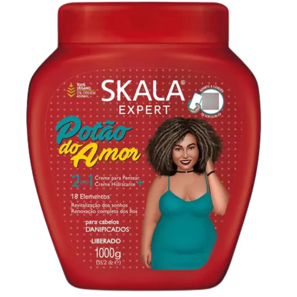 Máscara y crema de peinar skala 2 en 1 Potao De Amor 1k 1