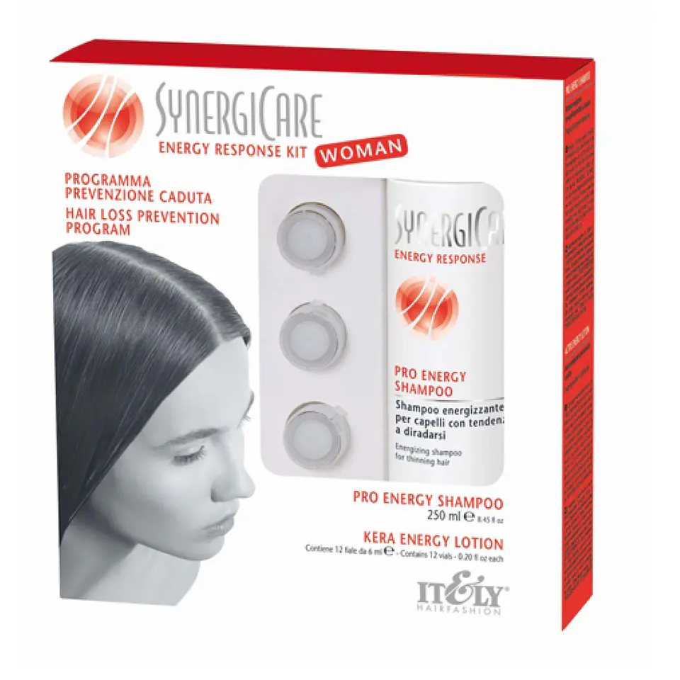 Kit Anticaída Del Cabello Shampoo + Ampollas Synergicare woman 1