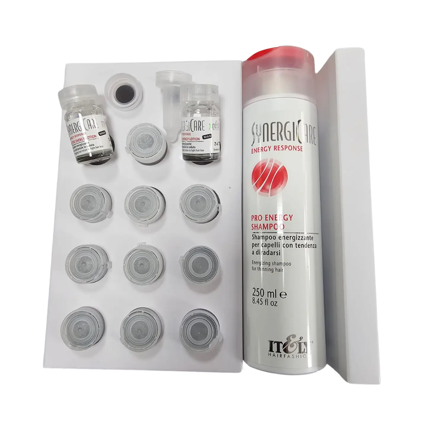 Kit Anticaída Del Cabello Shampoo + Ampollas Synergicare woman 2