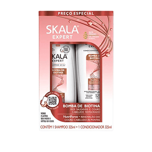 Kit Shampoo y Acondicionador Bomba de Biotina 