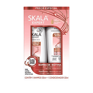 Kit Shampoo y Acondicionador Bomba de Biotina 