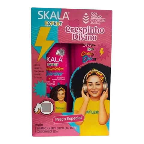 Kit Shampoo y Acondicionador Crespinho Divino