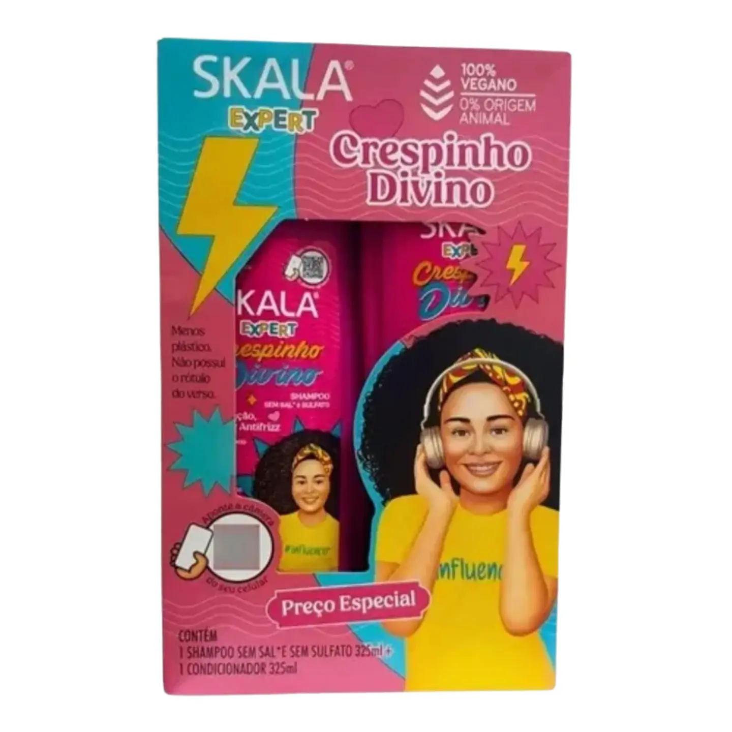 Kit Shampoo y Acondicionador Crespinho Divino 1