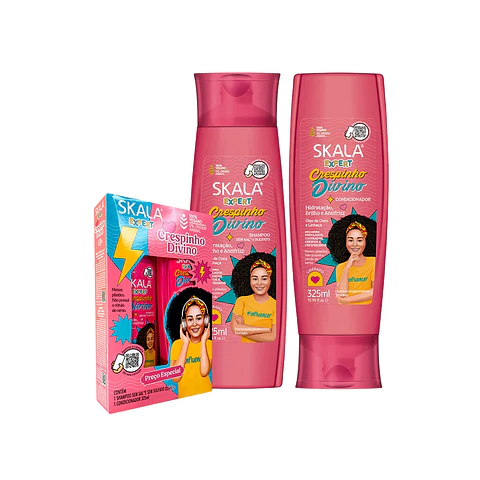 Kit Shampoo y Acondicionador Crespinho Divino