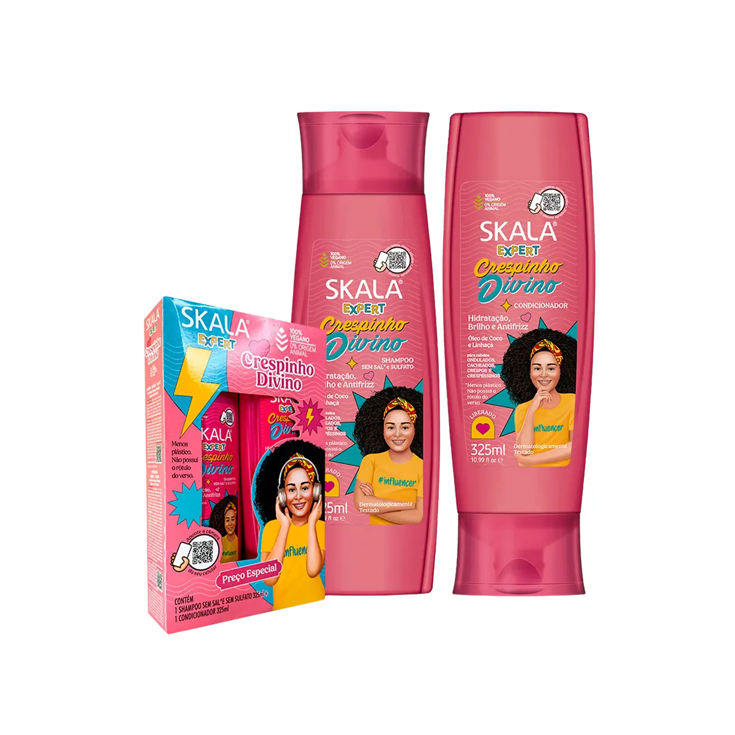 Kit Shampoo y Acondicionador Crespinho Divino 2