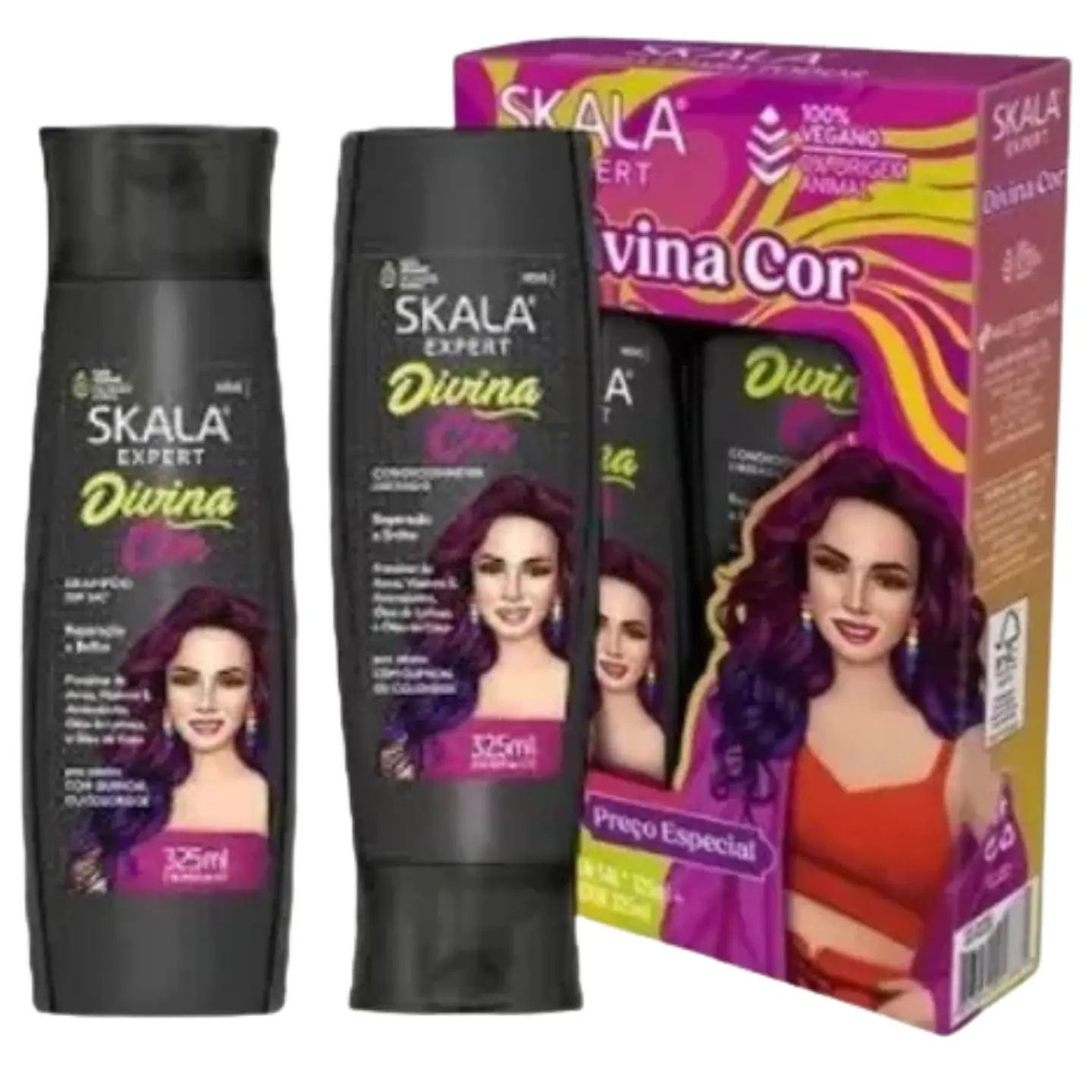 Kit Shampoo y Acondicionador Divina Cor  3