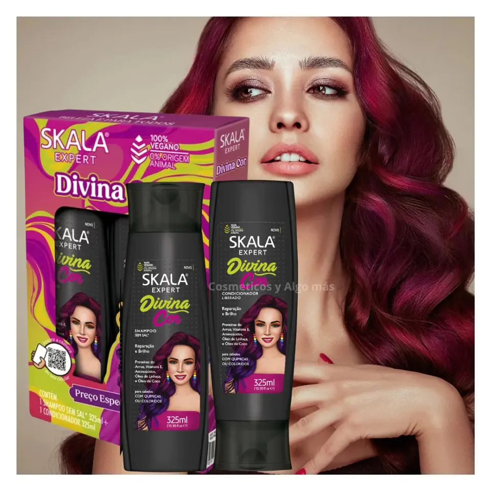 Kit Shampoo y Acondicionador Divina Cor  2
