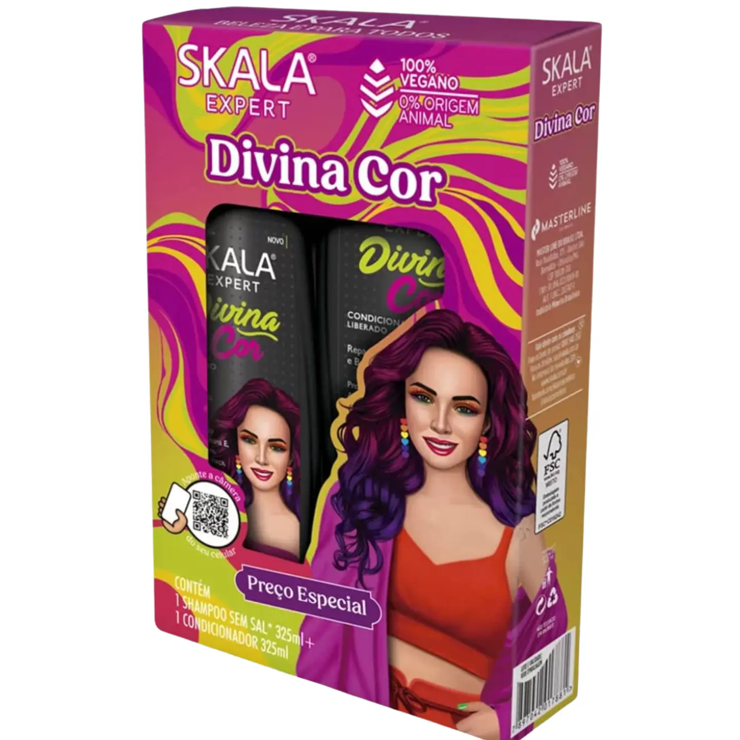 Kit Shampoo y Acondicionador Divina Cor  1