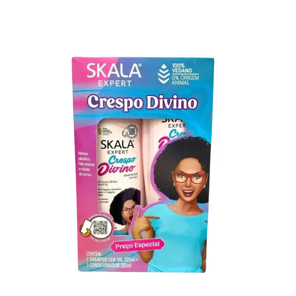 Kit Shampoo y Acondicionador Crespo Divino 1
