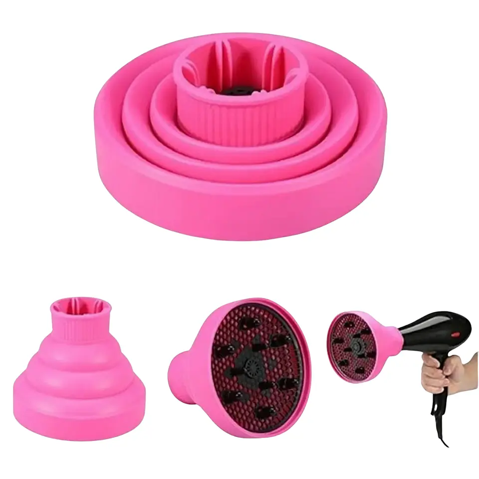 Difusor Plegable De Silicona Para Secador De Cabello 2